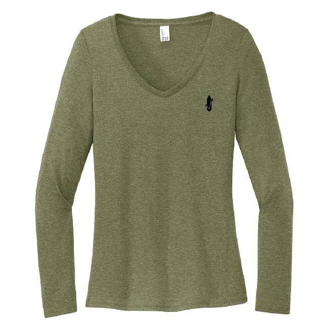 Ladies' Tri-Blend V-Neck product image