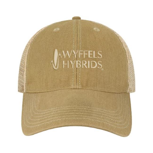 Washed Khaki Unstructured Trucker Cap