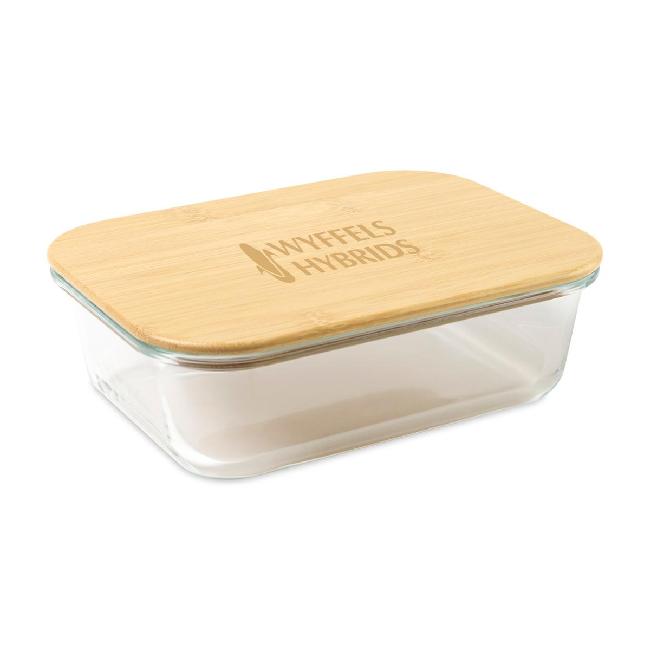4 Cup Bamboo Storage Container