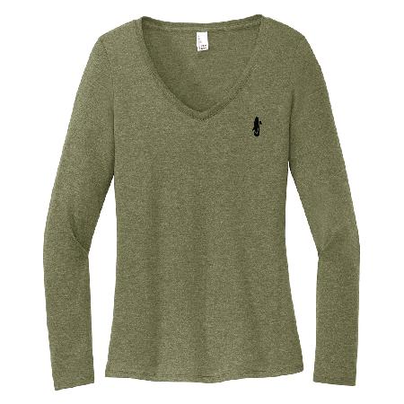 Ladies' Tri-Blend V-Neck