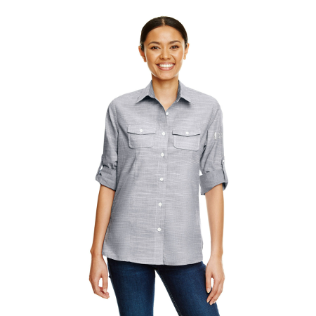 Burnside Ladies' Texture Woven Shirt