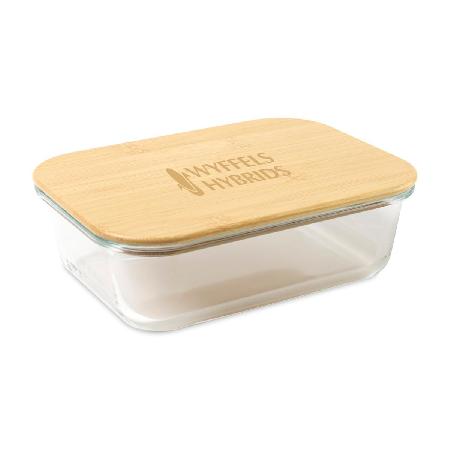 4 Cup Bamboo Storage Container