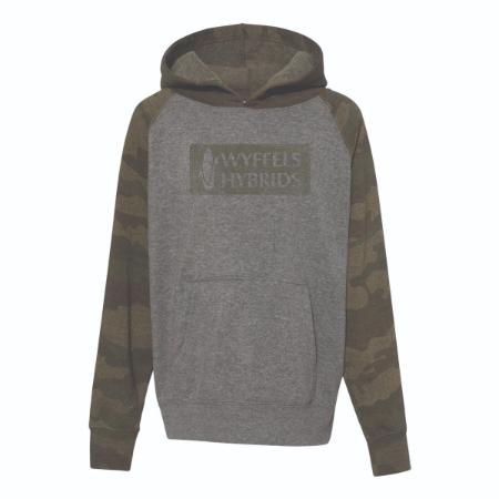 Youth Camo Hooded Sweatshirt​